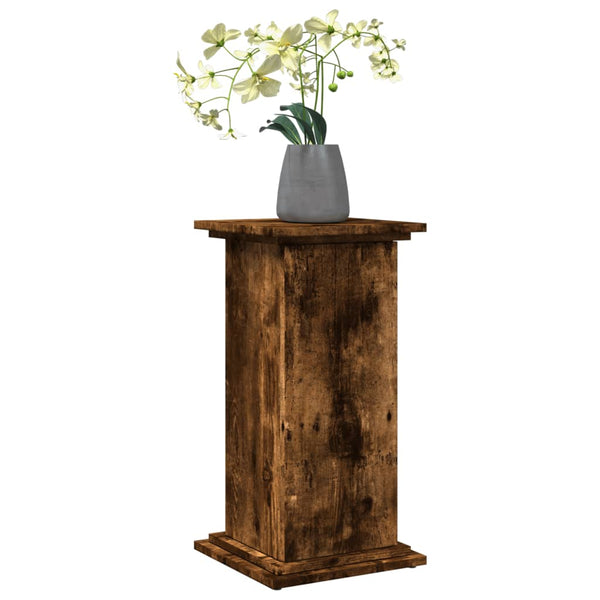 Blumenständer mit Stauraum Räuchereiche