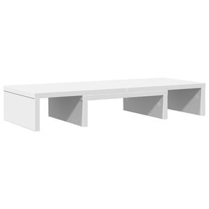 Verstellbarer Monitorständer Weiß 60x24 cm