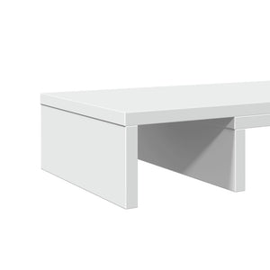 Verstellbarer Monitorständer Weiß 60x24 cm