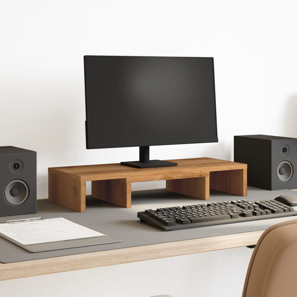 Verstellbarer Monitorständer Artisan-Eiche