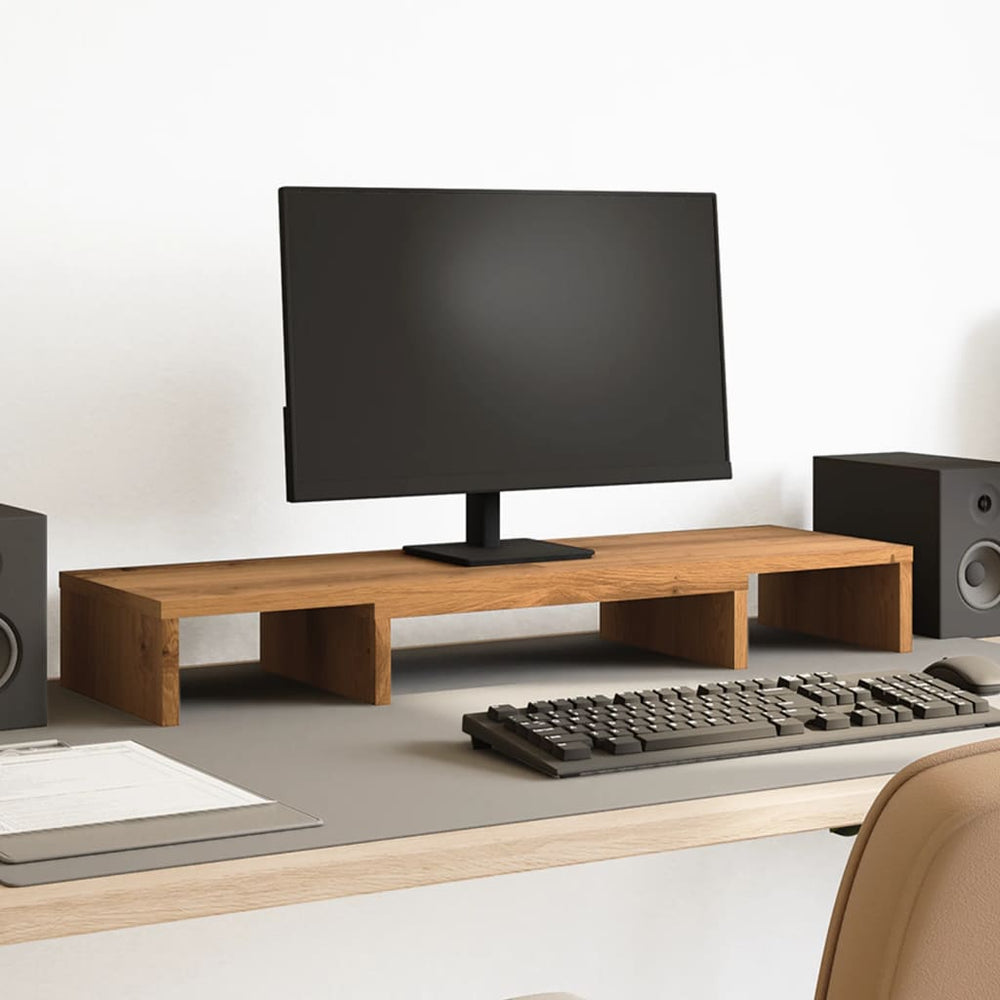 Verstellbarer Monitorständer Artisan-Eiche 80cm