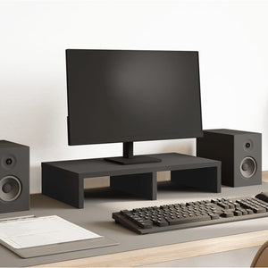 Monitorständer Schwarz 50x27 cm