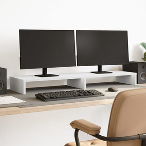 Monitorständer Weiß 100 cm