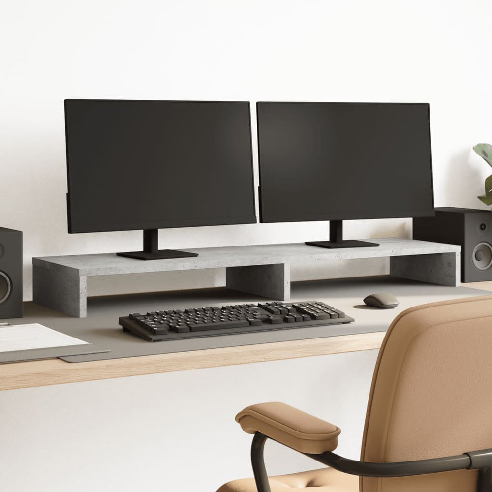 Monitorständer Betongrau 100 cm