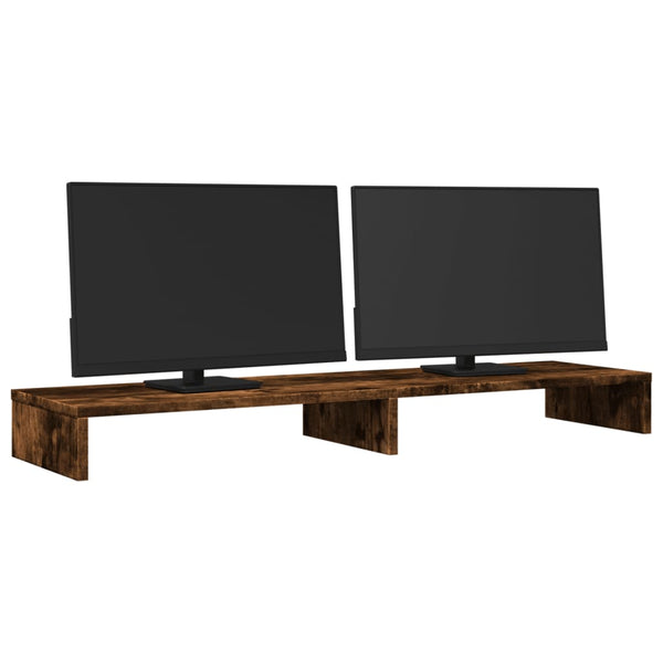 Monitorständer Räuchereiche 100 cm