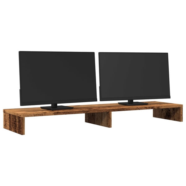 Monitorständer Altholz-Optik 100 cm