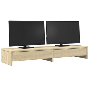 Monitorständer Sonoma Eiche mit Schubladen