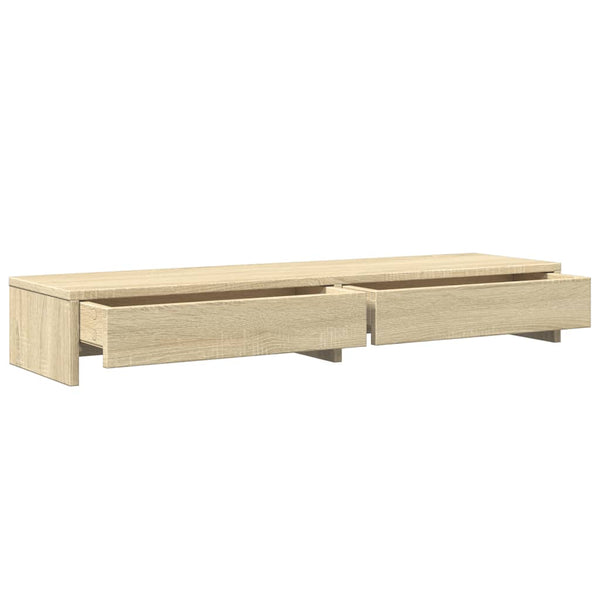 Monitorständer Sonoma Eiche mit Schubladen
