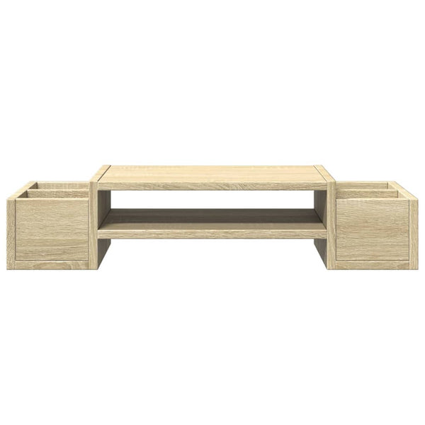 Monitorständer Sonoma Eiche mit Stauraum