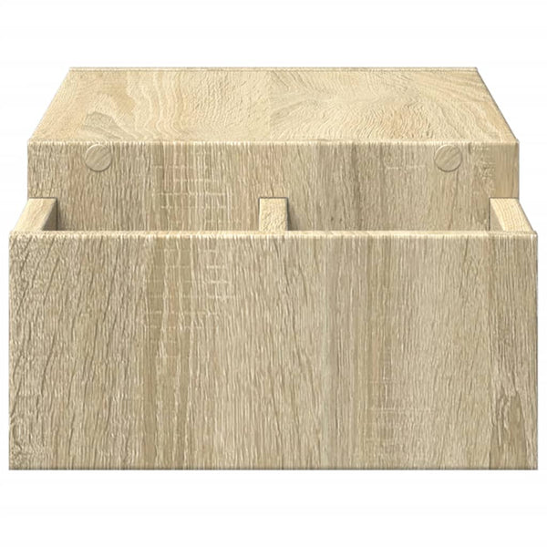 Monitorständer Sonoma Eiche mit Stauraum