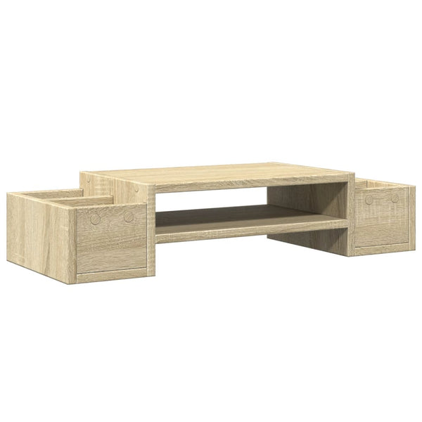 Monitorständer Sonoma Eiche mit Stauraum