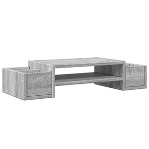 Monitorständer Grau Sonoma mit Stauraum