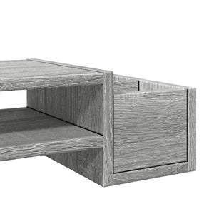 Monitorständer Grau Sonoma mit Stauraum