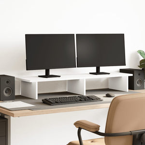 Monitorständer Weiß 100 cm