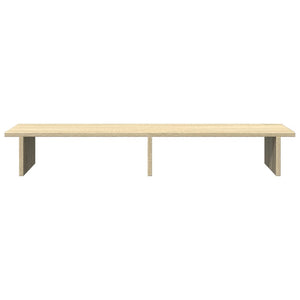 vidaXL Support d'écran chêne Sonoma 100x27x15 cm Bois d'ingénierie