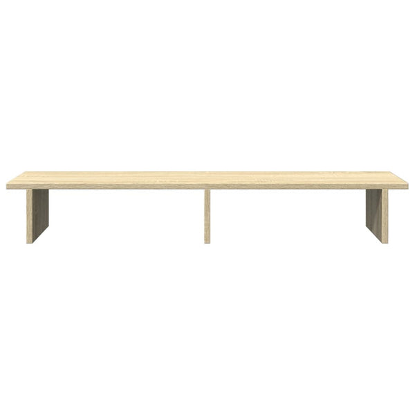 vidaXL Support d'écran chêne Sonoma 100x27x15 cm Bois d'ingénierie