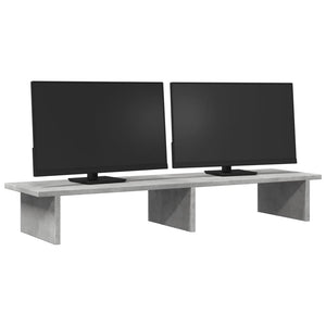 Betongrauer Monitorständer 100 cm