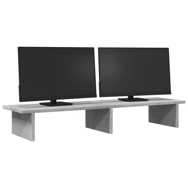 Betongrauer Monitorständer 100 cm