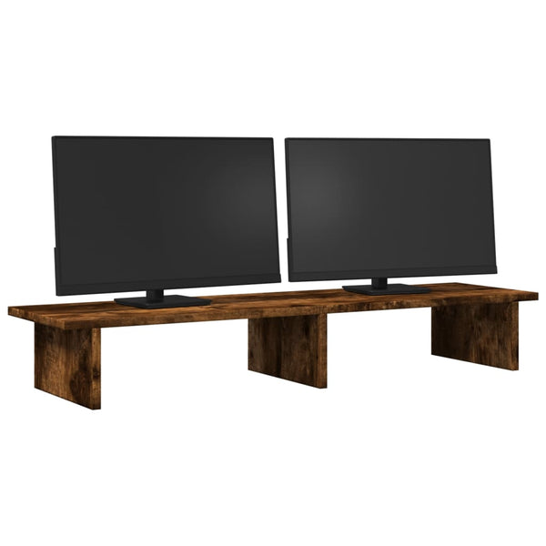 Monitorständer Räuchereiche 100 cm