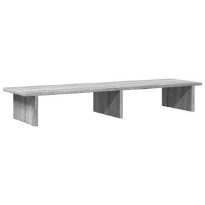 vidaXL Support d'écran gris Sonoma 100x27x15 cm aggloméré