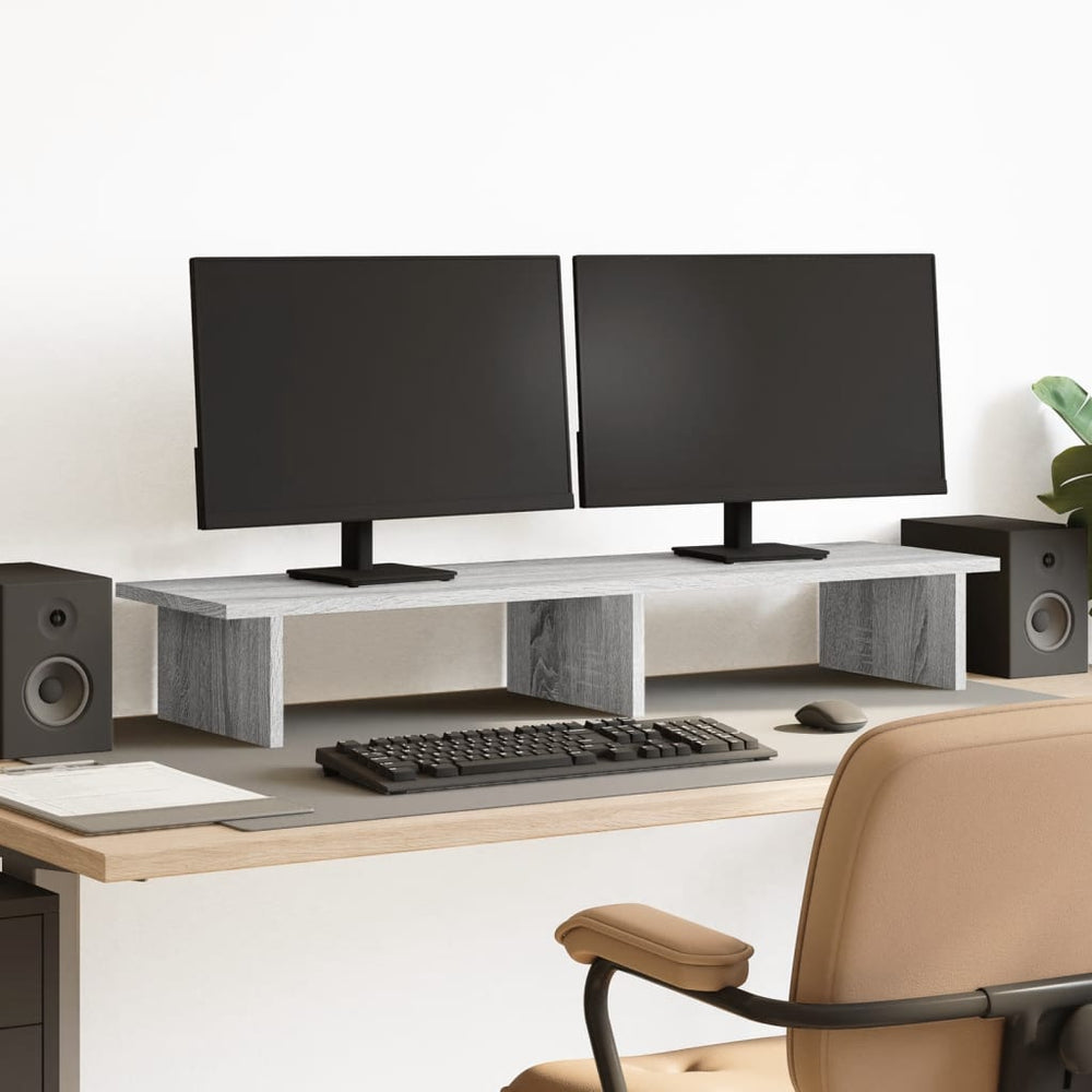 Monitorständer Grau Sonoma 100 cm