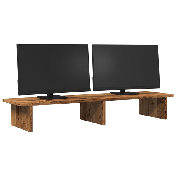 Monitorständer Altholz-Optik 100 cm