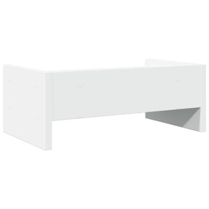 Monitorständer Weiß Holzwerkstoff 42x24x16 cm