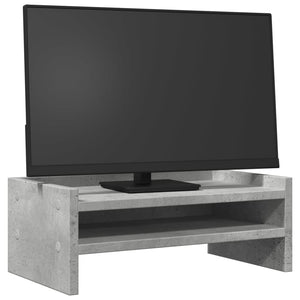Monitorständer Betongrau 42x24x16 cm