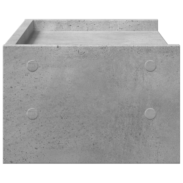 Monitorständer Betongrau 42x24x16 cm