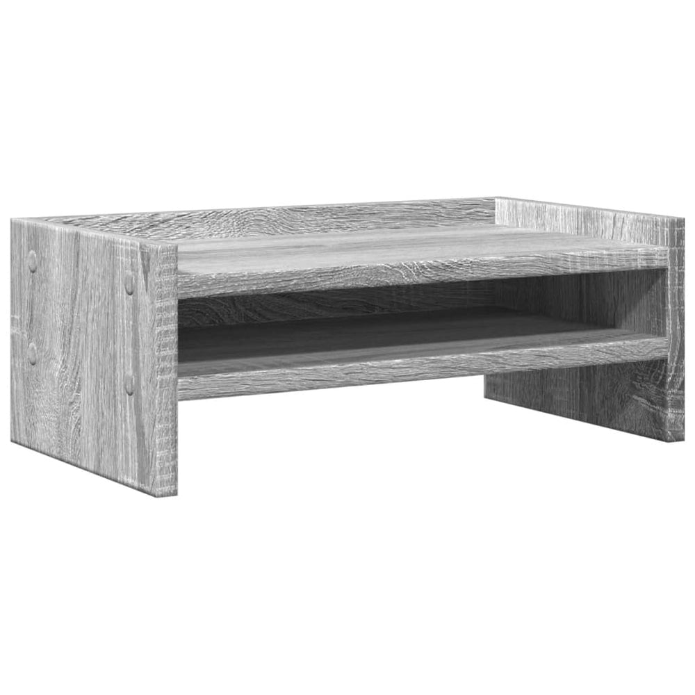 Monitorständer Grau Sonoma 42x24x16 cm
