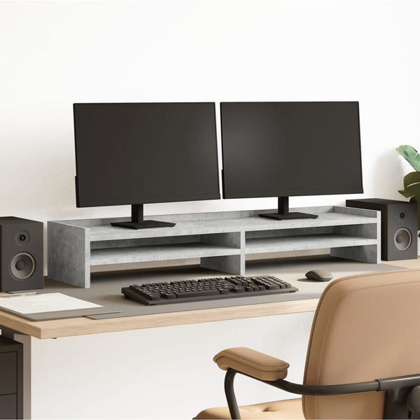 Monitorständer Betongrau 100 cm