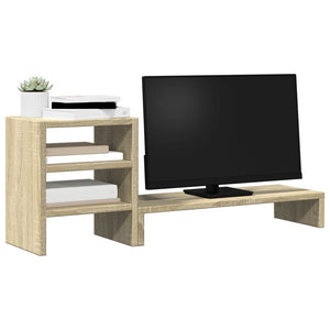 Monitorständer Sonoma-Eiche mit Organizer