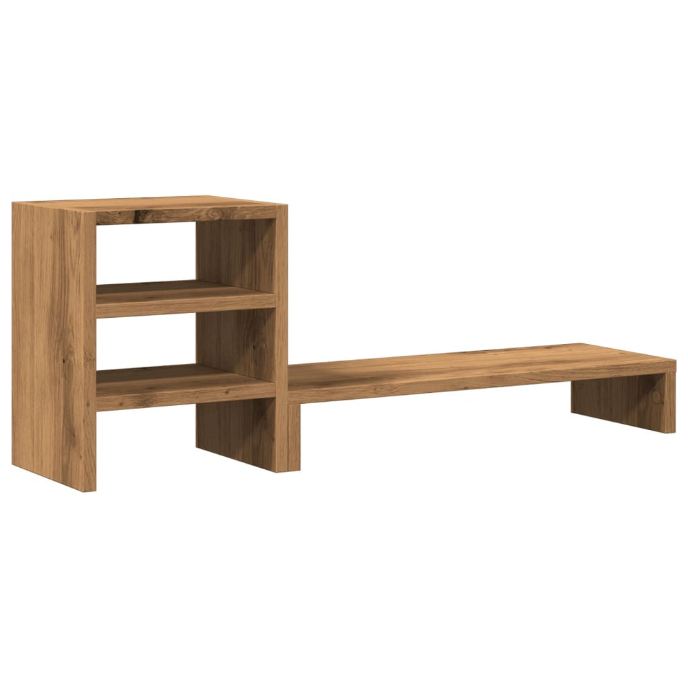 Monitorständer Artisan Eiche mit Organizer