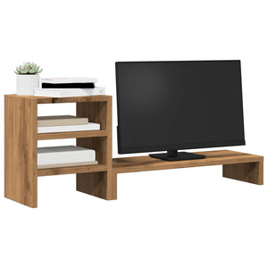 Monitorständer Artisan Eiche mit Organizer