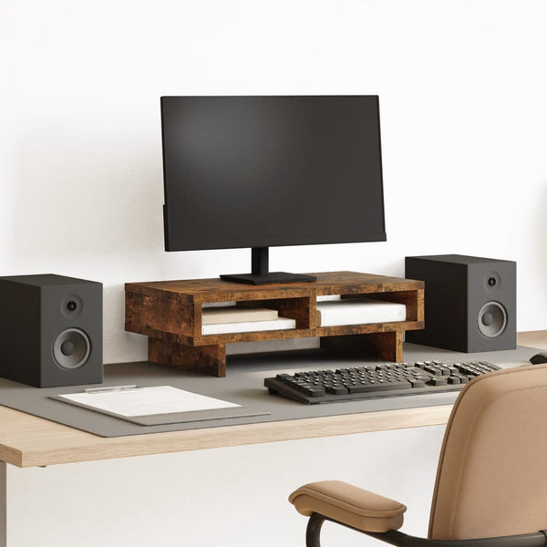 Monitorständer Räuchereiche 50 cm