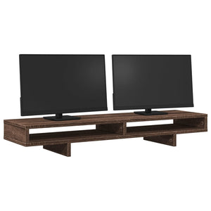 Monitorständer Braun Eichenoptik 100 cm