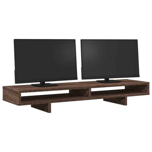 Monitorständer Braun Eichenoptik 100 cm