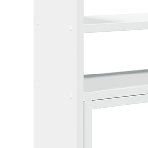 Verstellbarer Schreibtisch-Organizer, Weiß