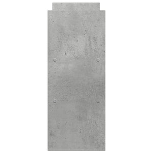 Verstellbarer Schreibtisch-Organizer Betongrau
