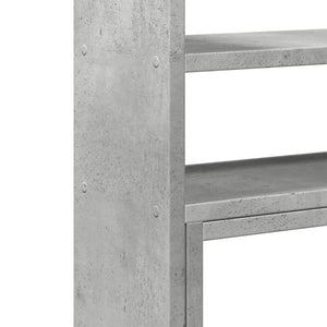 Verstellbarer Schreibtisch-Organizer Betongrau