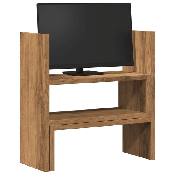 Verstellbarer Schreibtisch-Organizer Artisan-Eiche