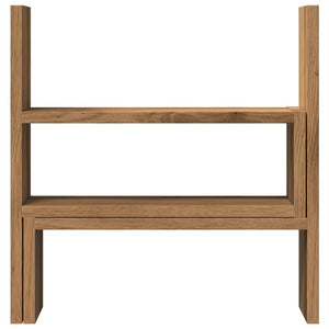 Verstellbarer Schreibtisch-Organizer Artisan-Eiche