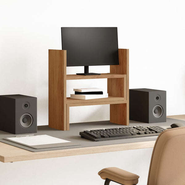 Verstellbarer Schreibtisch-Organizer Artisan-Eiche