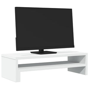 Monitorständer Weiß 54 cm Schreibtisch Organizer