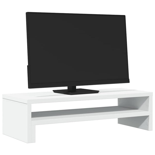 Monitorständer Weiß 54 cm Schreibtisch Organizer