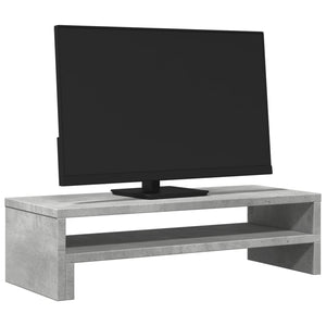 Monitorständer Betongrau 54x22x15 cm