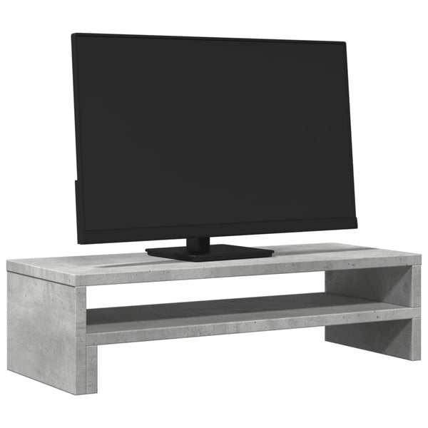 Monitorständer Betongrau 54x22x15 cm