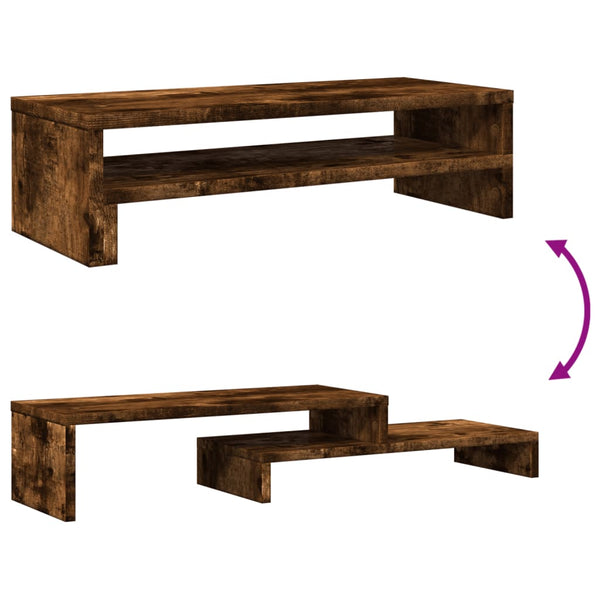 Monitorständer Räuchereiche 54 cm