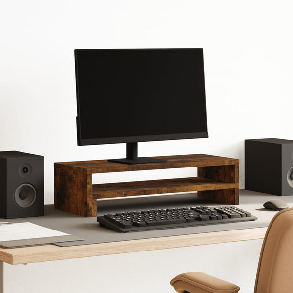 Monitorständer Räuchereiche 54 cm
