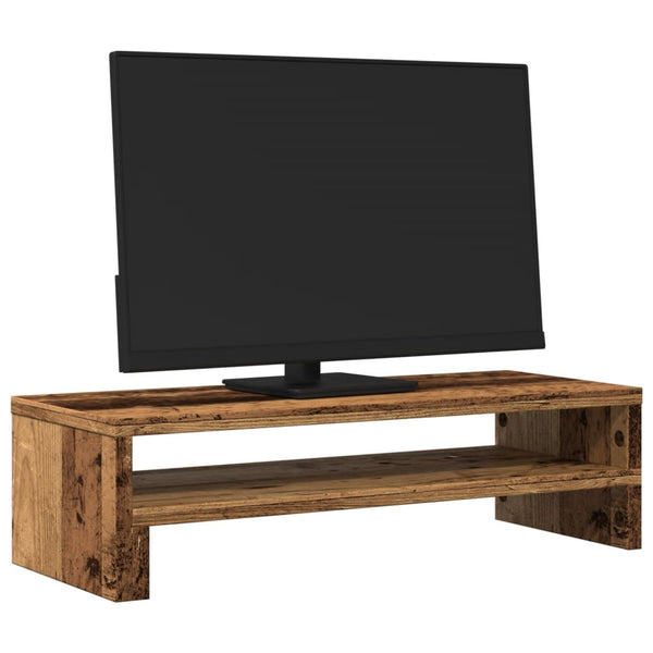 Monitorständer Altholz-Optik